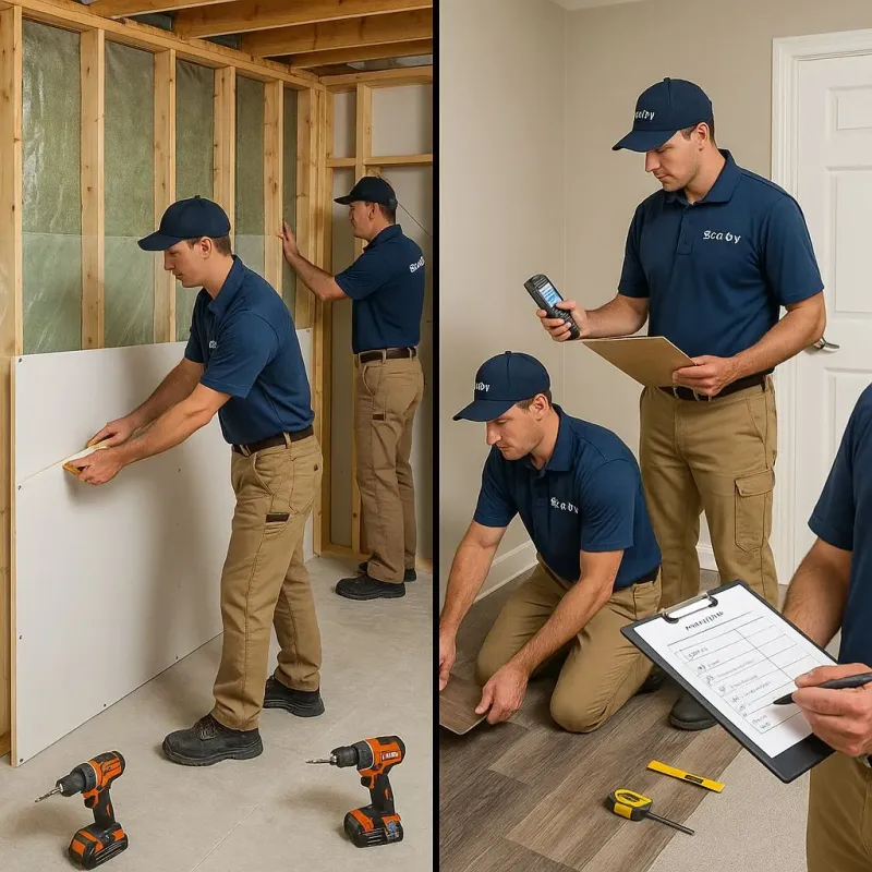 Repairs and Reconstruction process in East Stroudsburg, PA