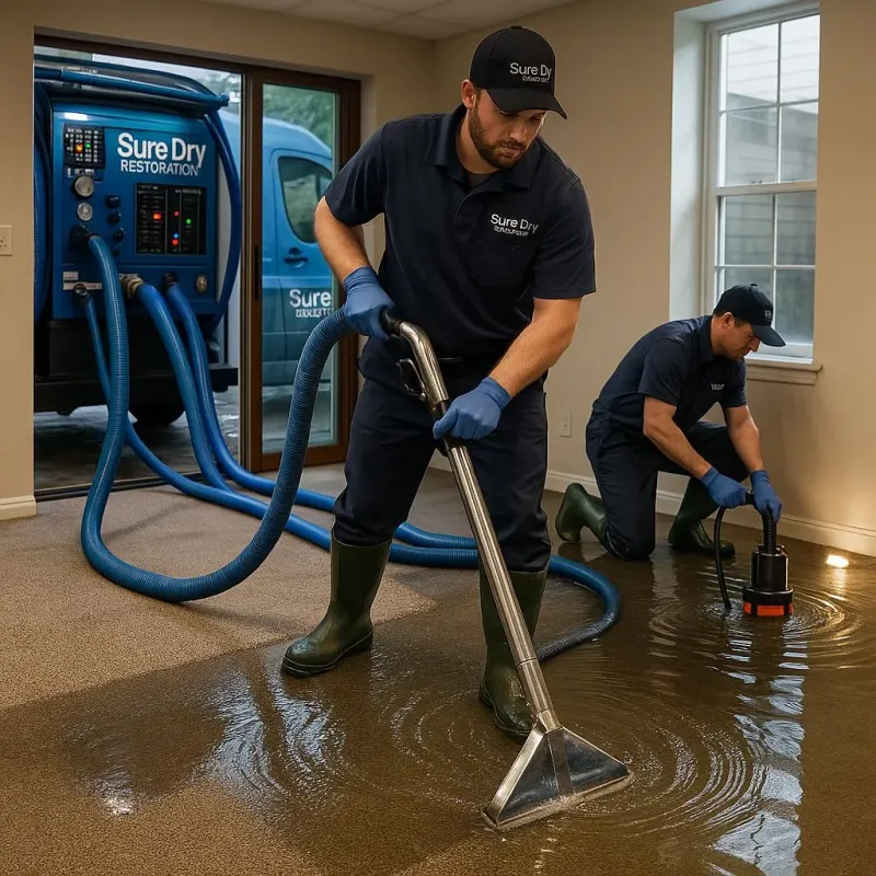 Water Extraction and Removal process in East Stroudsburg, PA